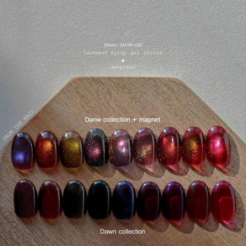 Gel de sirope Dawn Collection - De la uña 7 unidades