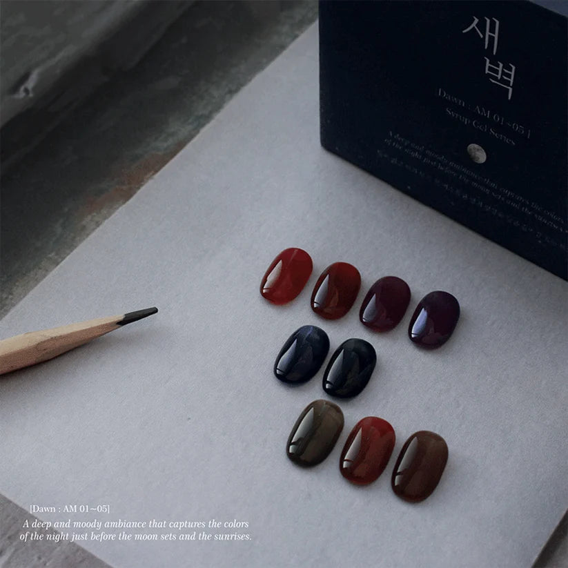 Gel de sirope Dawn Collection - De la uña 7 unidades