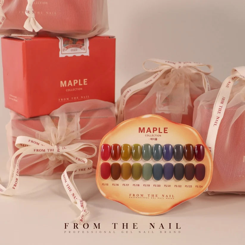 Gel de sirope de arce de la colección Maple - De la uña 10 unidades